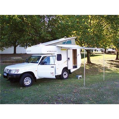 Fiamma F35 Pro Awning 220 Titanium Case Royal Grey Fabric Campervan Caravan Fiamma - UK Camping And Leisure