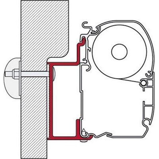 Fiamma F45 F70 Awning Adaptor 350cm Bracket for Eura Mobil Karmann 98655-764 Fiamma - UK Camping And Leisure