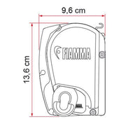 Fiamma F45 L Winch Awning Wind Out 550 Titanium Case Royal Grey Fabric Fiamma - UK Camping And Leisure