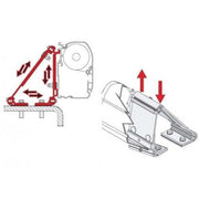 Fiamma F45 Multi 80 Awning Roof Fixing Brackets Motorhome 98655-011 Fiamma - UK Camping And Leisure