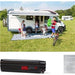 Fiamma F45 S Winch Awning Wind Out 260 Deep Black Royal Grey Fabric 06759H01R Fiamma - UK Camping And Leisure