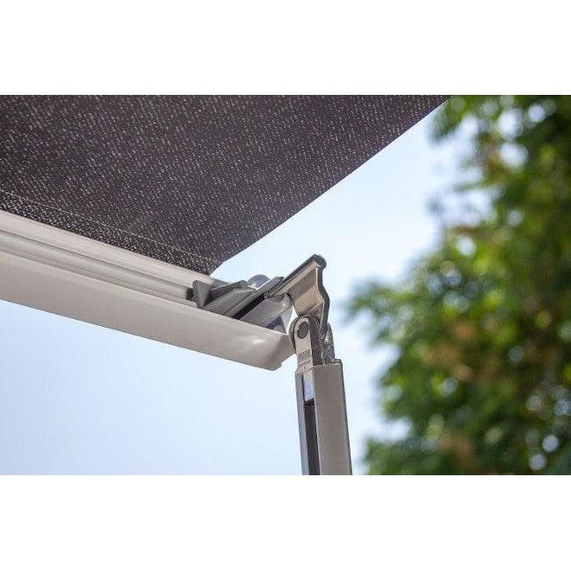 Fiamma F45 S Winch Awning Wind Out 300 Polar White Case Evergreen Fabric Fiamma - UK Camping And Leisure