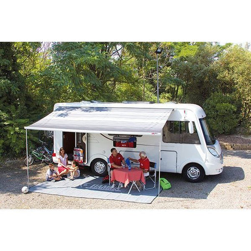 Fiamma F45 S Winch Awning Wind Out 300 Polar White Case Evergreen Fabric Fiamma - UK Camping And Leisure