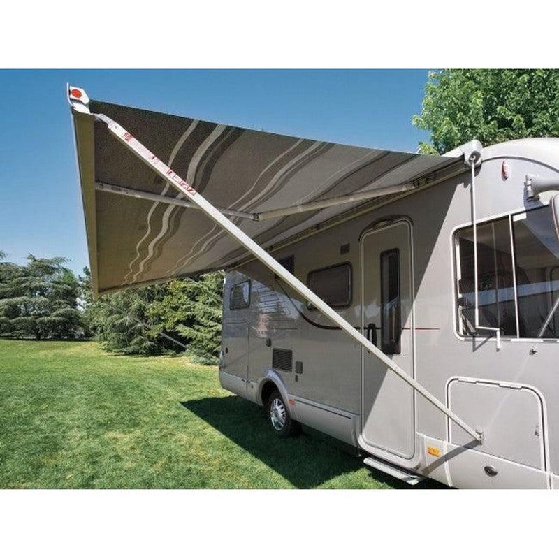 Fiamma F45 S Winch Awning Wind Out 300 Polar White Case Evergreen Fabric Fiamma - UK Camping And Leisure