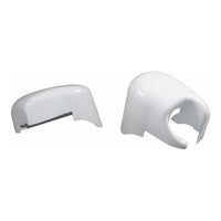Fiamma F45I Left & Right Hand Motorhome Awning Outer End Cap Cover Polar White Fiamma