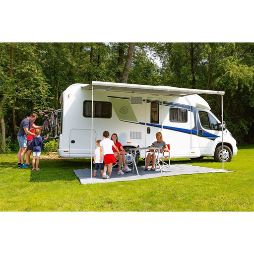 Fiamma F45S 230cm Motorhome Awning Canopy Black Cassette Grey Canopy UK Camping And Leisure