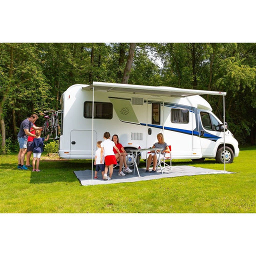 Fiamma F45S 230cm Motorhome Awning Canopy Black Cassette Grey Canopy Fiamma - UK Camping And Leisure