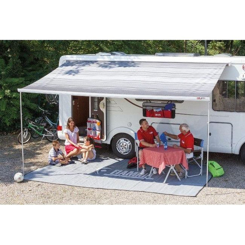Fiamma F45S Winch Awning Wind Out 450 Titanium Case Royal Grey Fabric 06290G01R Fiamma - UK Camping And Leisure