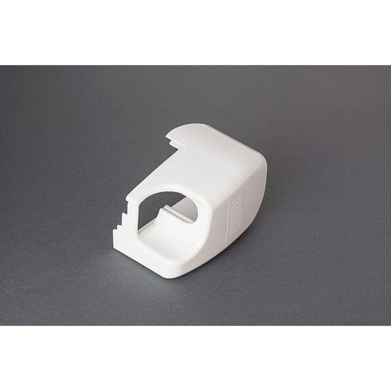 Fiamma F45Ti right hand outer end cap in polar white (98655-145) Fiamma - UK Camping And Leisure