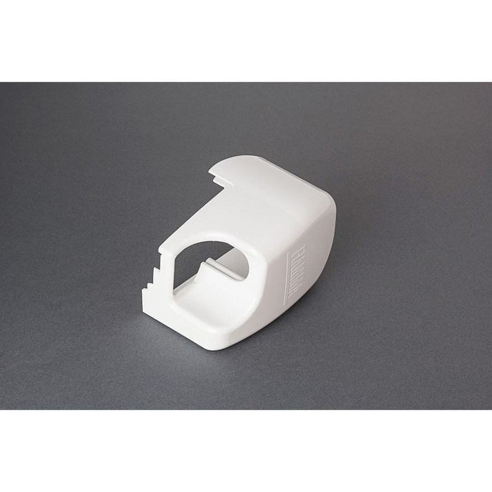 Fiamma F45Ti right hand outer end cap in polar white 98655-145 - UK Camping And Leisure