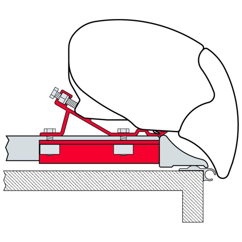 Fiamma F65 Awning Adapter Kit Fixing Bar 98655-384 Roof Bars Nova - UK Camping And Leisure