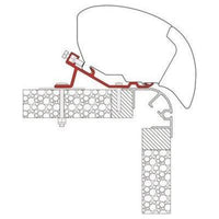 Fiamma F65S Awning Mounting Adapter Bracket for Bailey Pegasus Caravan 98655-939