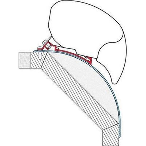 Fiamma F80 F65 Awning Adapter Brackets Laika Kreos Motorhome After 2005 98655-698 Fiamma - UK Camping And Leisure