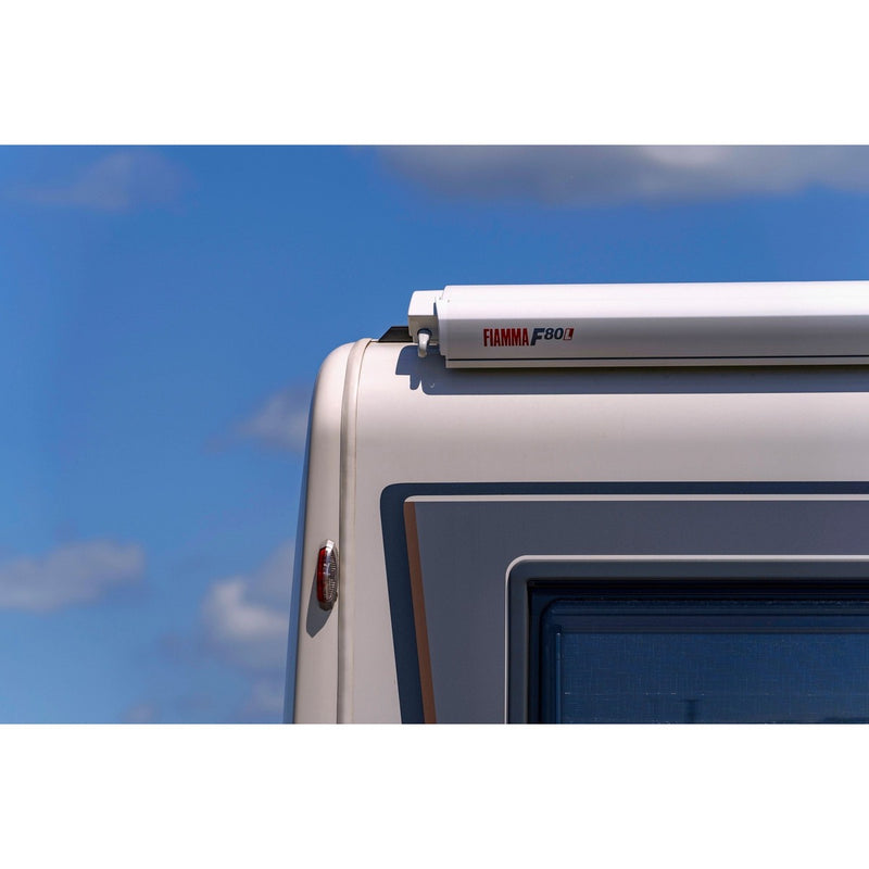 Fiamma F80L 450 Awning Titanium Royal Blue Fiamma - UK Camping And Leisure