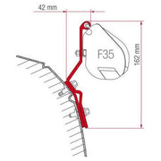 Fiamma Fitting Brackets Kit For Vw T4 & T4 Lift Roof 98655-111 Fiamma - UK Camping And Leisure