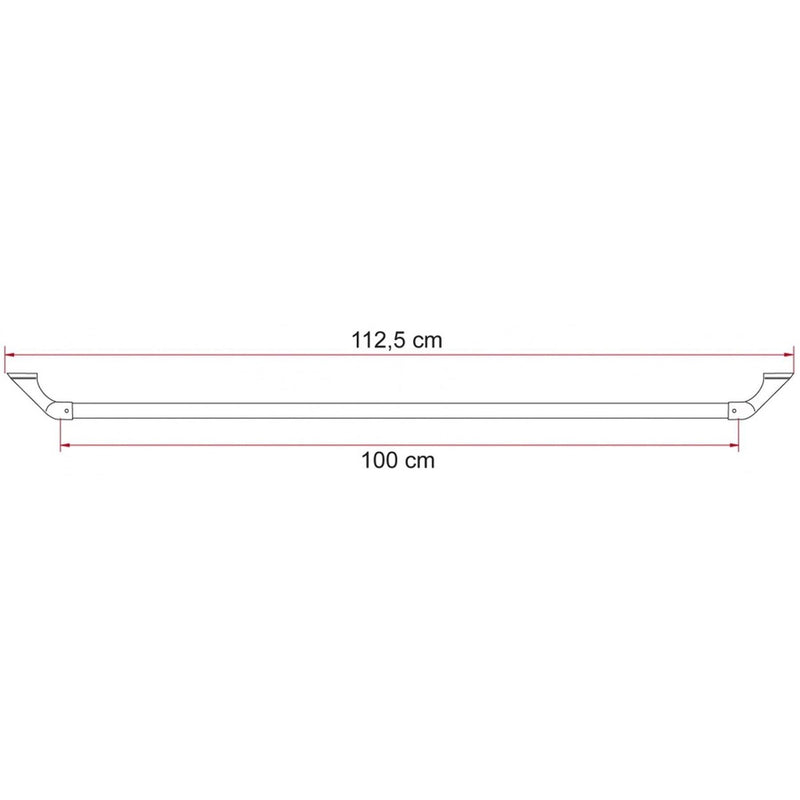 Fiamma Garage Carry Rail Clothes Rack Hanger Caravan Motorhome Campervan Fiamma - UK Camping And Leisure