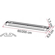 Fiamma Garage Storage Bars Premium 60 Wall Floor Fixings Caravan Motorhome Pair Fiamma - UK Camping And Leisure
