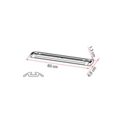 Fiamma Garage Storage Bars Premium 60 Wall Floor Fixings Caravan Motorhome Pair Fiamma - UK Camping And Leisure