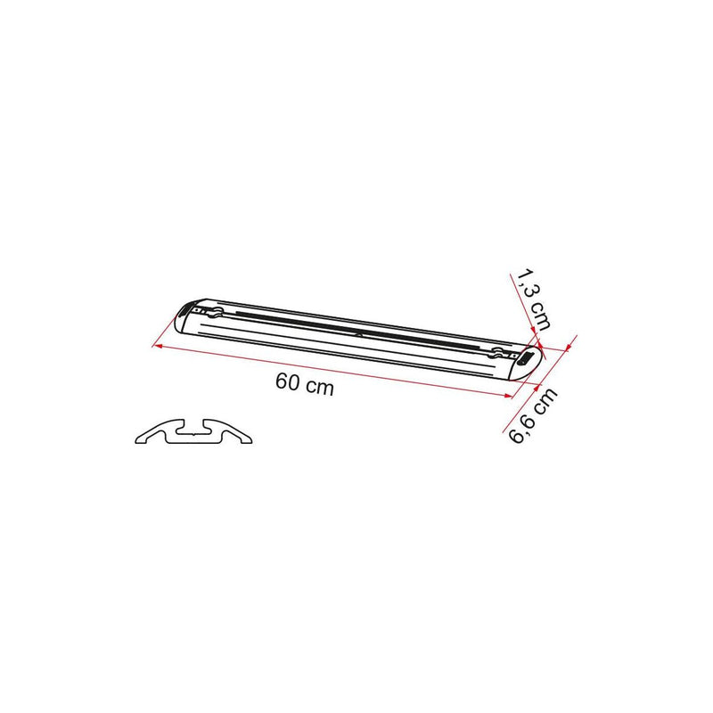 Fiamma Garage Storage Bars Premium 60 Wall Floor Fixings Caravan Motorhome Pair Fiamma - UK Camping And Leisure