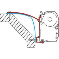 Fiamma Kit Adapter Brackets Laika Ecovip 07 for F45 F70 Awning 98655-467