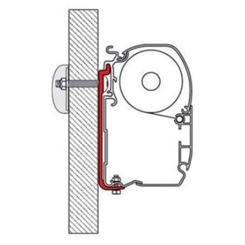 Fiamma Kit AS 120 Adaptor Brackets for F45 F70 Awning Motorhome Caravan Fiamma - UK Camping And Leisure
