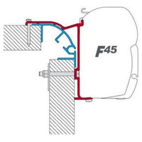 Fiamma Kit Bailey Series 2 Caravan Fixing Brackets kit