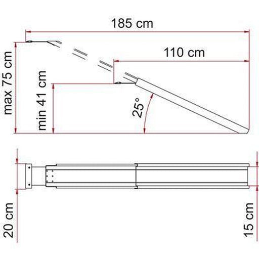 Fiamma Motorbike Carry Ramp Motorhome Garage Van Fiamma - UK Camping And Leisure