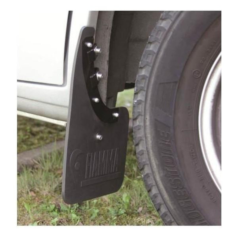 Fiamma Motorhome Front Mud Flaps Covers For Fiat Ducato After 2006 06606-01- Fiamma - UK Camping And Leisure
