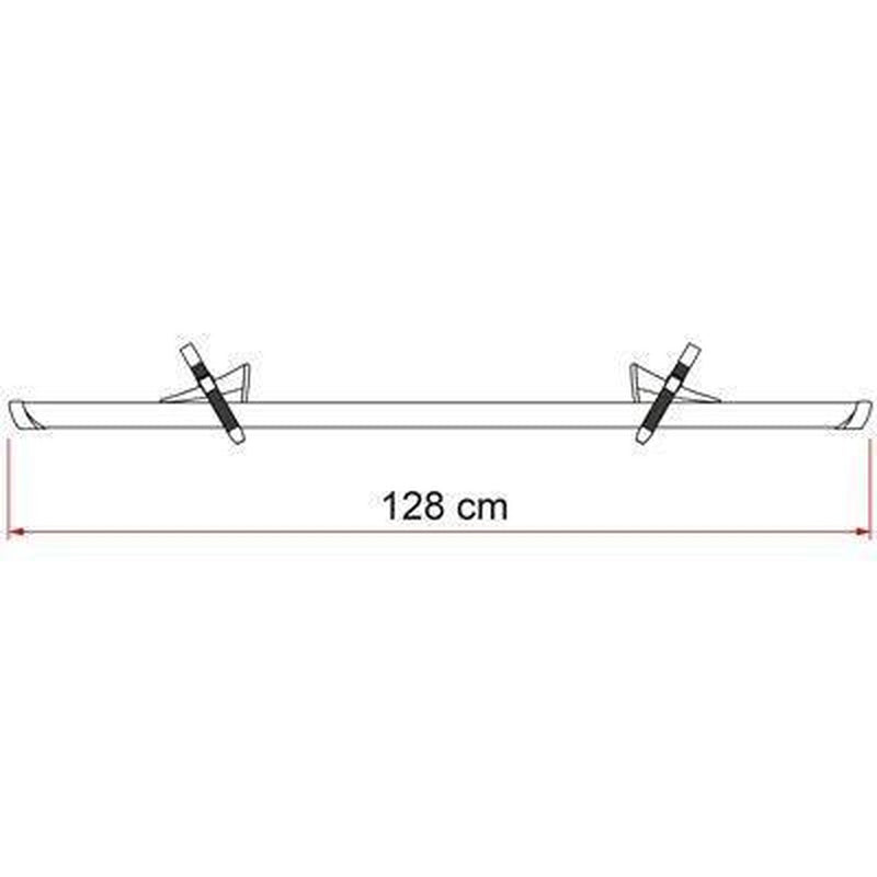Fiamma New Style Rail Premium for Cycle Carriers Carry Bike Extra Replacement Fiamma - UK Camping And Leisure