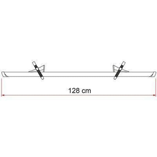 Fiamma New Style Rail Premium for Cycle Carriers Carry Bike Extra Replacement Fiamma - UK Camping And Leisure