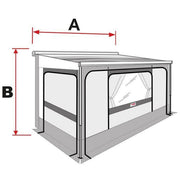 Fiamma Privacy Room Ultra Light 400 for F45s F45L F65s F65L Awnings 07350-03 Fiamma - UK Camping And Leisure