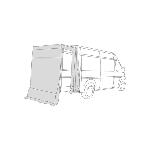 Fiamma Rear Door Cover Privacy room Fiat Ducato Peugeot Boxer Citroen Relay Vans Fiamma - UK Camping And Leisure