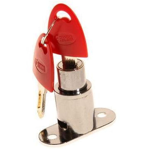 Fiamma Replacement Lock Kit For Safe Door Frame Lock and 2 Keys 98656-457 Fiamma - UK Camping And Leisure