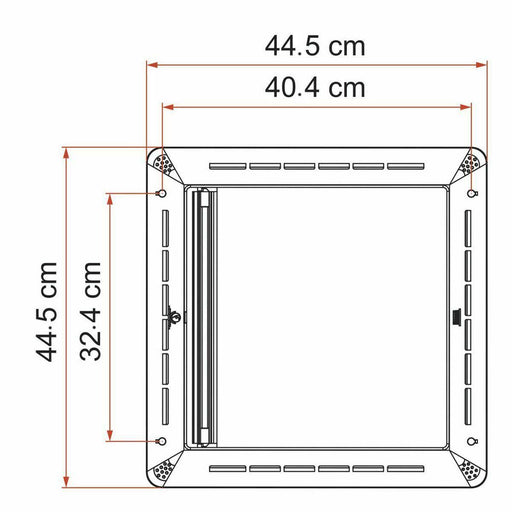 Fiamma Rollo Vent Kit 40 Rooflight Roller Blind Motorhome Caravan Campervan 06310-02- Fiamma - UK Camping And Leisure