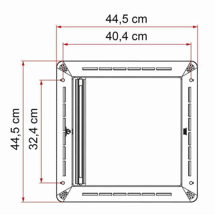 Fiamma Rollo Vent Kit 40 Rooflight Roller Blind Motorhome Caravan Campervan Fiamma UK Camping And Leisure