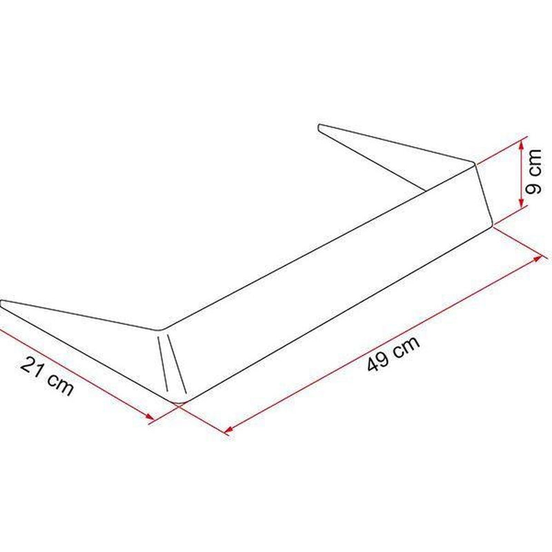 Fiamma Roof Vent Light Spoiler 40 White Motorhome Caravan Campervan 03585-01- Fiamma - UK Camping And Leisure