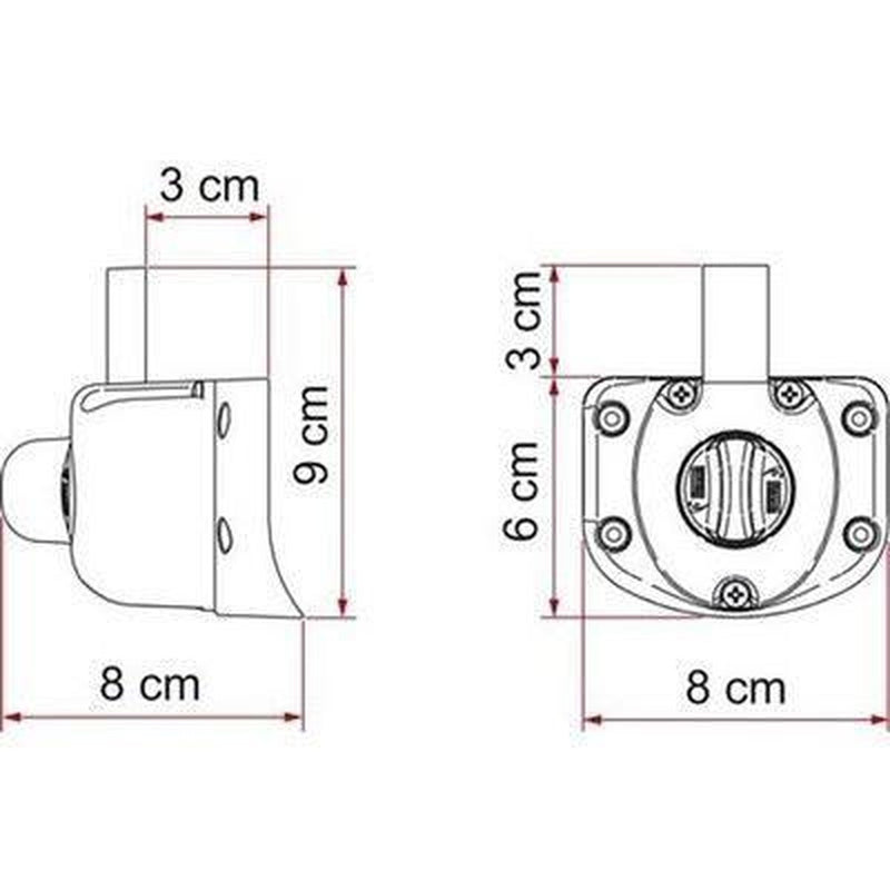 Fiamma Safe Door Guardian For Fiat Ducato After Sept 2009 Security Lock Safety 05388-07- Fiamma - UK Camping And Leisure