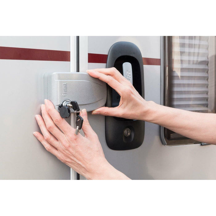 Fiamma Safe Door Security Lock Secure System Motorhome Caravan Grey Fiamma - UK Camping And Leisure