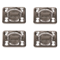 Fiamma Square Plate Kit 4 Pack For Motorhome Garage Securing Hooks