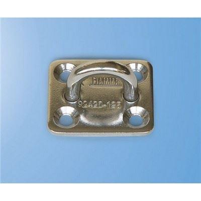 Fiamma Square Plate Kit 4 Pack For Motorhome Garage Securing Hooks Fiamma - UK Camping And Leisure