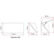 Fiamma Ultra Box 500 Rear Mount Storage Caravan Motorhome Carry Bike 04148-01 Fiamma - UK Camping And Leisure