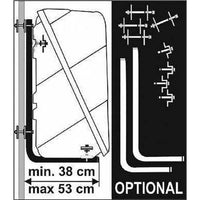 Fiamma Ultra Box Mounting Bracket Rear Wall Kit Caravan Motorhome Installation