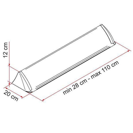 Fiamma Universal Spoiler for Roof Vent Fiamma - UK Camping And Leisure