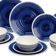 Flamefield Blue Azure Camping Caravan 12 Piece melamine Dinner Picnic camping Set Flamefield - UK Camping And Leisure