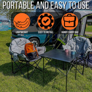 Olpro Foldable Alloy Camp Table Olpro - UK Camping And Leisure