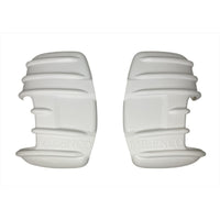 For Ford Transit Mark 8 Mirror Protectors White Pair - Twin Arm Model Only Milenco