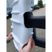 For Ford Transit Mark 8 Mirror Protectors White Pair - Twin Arm Model Only Milenco Milenco - UK Camping And Leisure