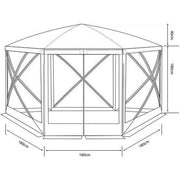 Outdoor Revolution Screenhouse 6 Panel Quick Erect Pop Up Shelter Gazebo ORSH0006 Outdoor Revolution - UK Camping And Leisure