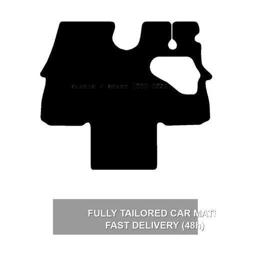 Fully Tailored Black Car Mats for Fiat Ducato 94-06 Motorhome Set of 1 UK Camping And Leisure