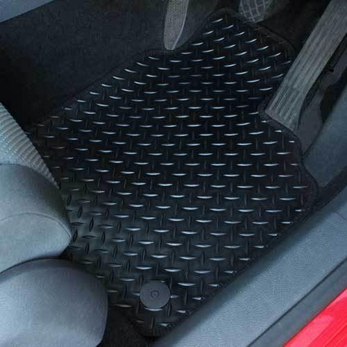 Fully Tailored Black Rubber Car Mats for Vw T5 Set of 1 - UK Camping And Leisure